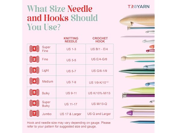 TROYARN 60% Cotton 40% Acrylic Crochet Yarn - 5 Skien