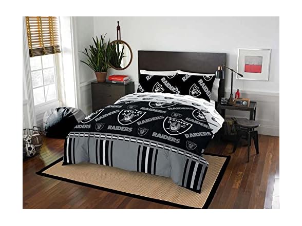 NFL Las Vegas Raiders Bed Set (Full)