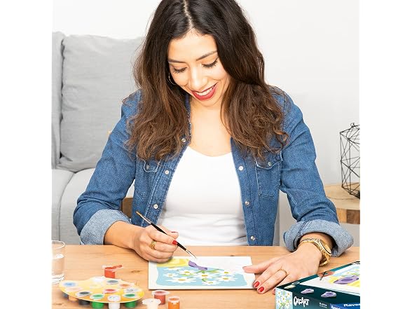 Ravensburger CreArt Daisies Paint‑by‑Number Kit