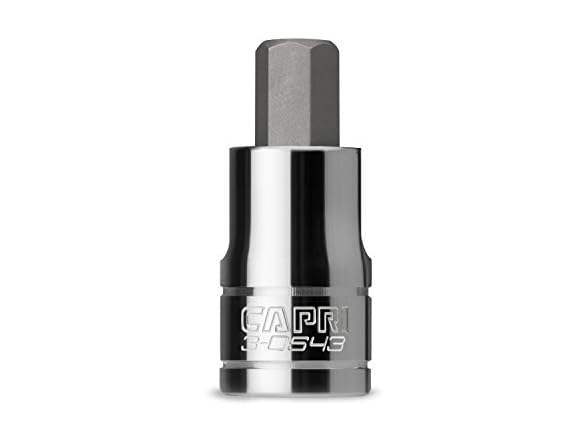 Capri Tools 12 mm Hex Bit Socket
