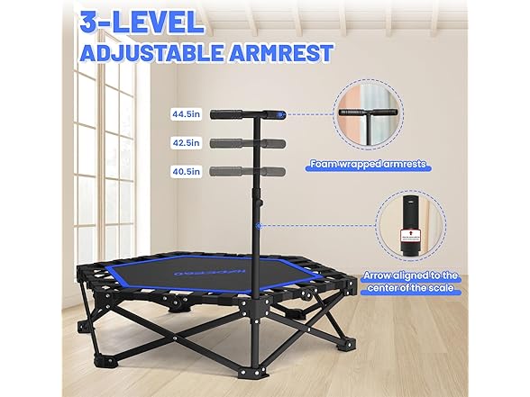 HXD-ERGO Foldable Mini Trampoline