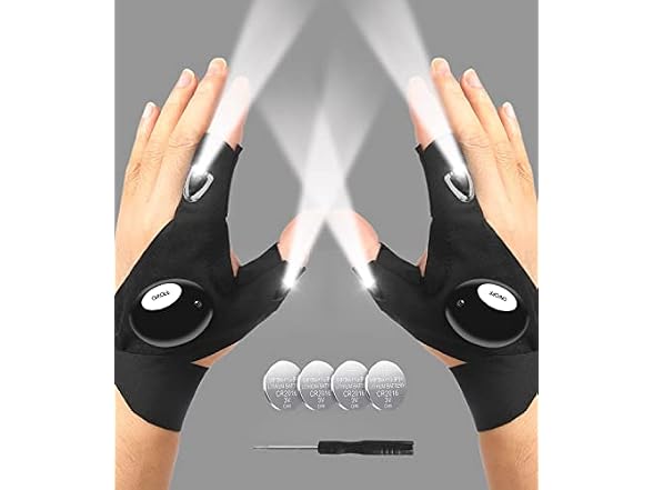 MOIPEJO LED Flashlight Gloves