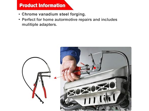A ABIGAIL 9pcs Long Reach Pliers