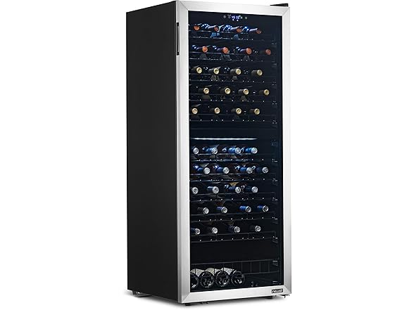NewAir Freestanding Dual Zone Wine Fridge - 98 Bottle
