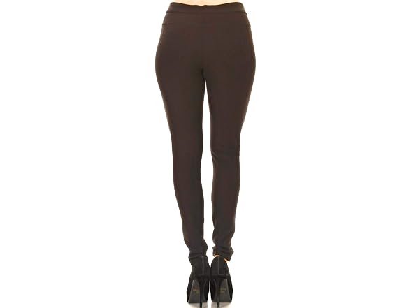 Yelete Women (M) Ladys Mid Rise Ponte Pants