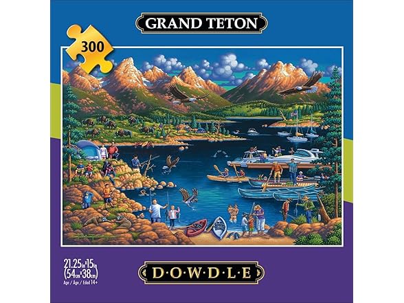 Eric Dowdle - Grand Teton - 300 Piece Jigsaw Puzzle
