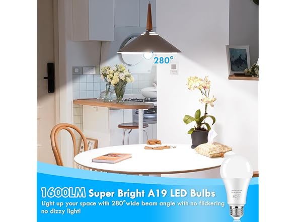 LED Light Bulbs 100 Watt Equivalent 1600 Lumens