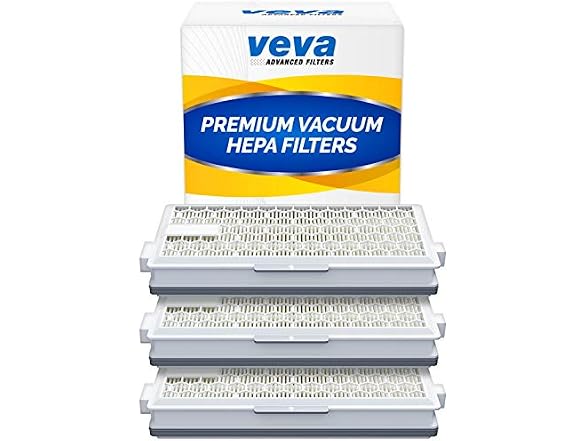 VEVA 3 Pack Premium Vacuum HEPA Filter