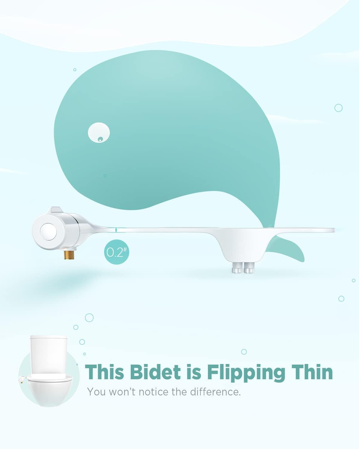 Ciays Ultra-Slim Bidet Attachment - Gallery 7