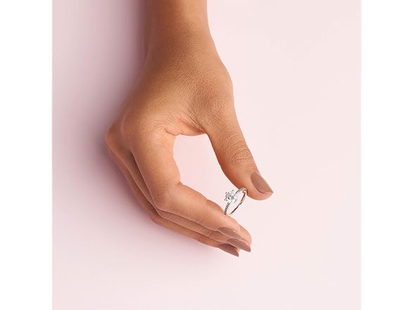 Pandora Clear Sparkling Crown Solitaire Ring - Promise Ring for Women - Sparkling Jewelry for Women - Sterling Silver with Clear Cubic Zirconia - Size 8.5 (Open Box)