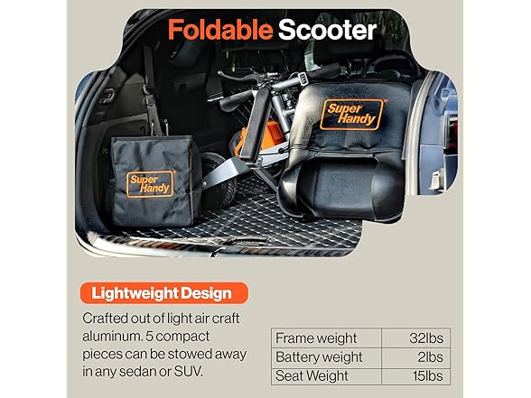 SuperHandy Passport Plus Mobility Scooter