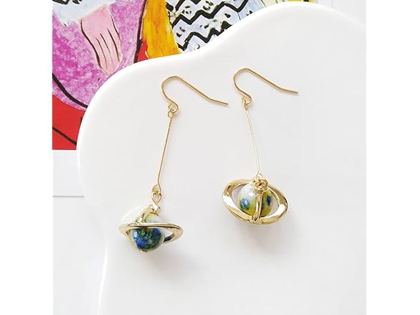 FUTIMELY Earth Star Drop Earrings