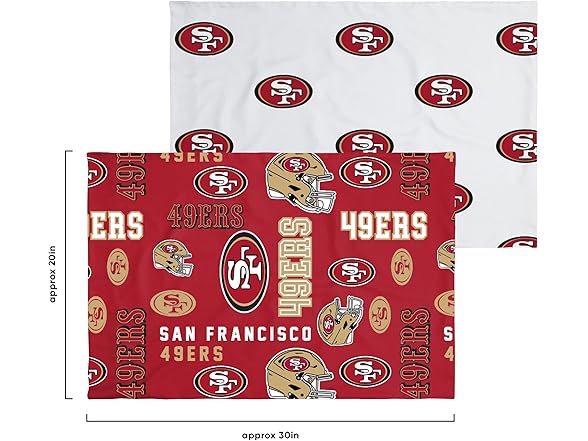 SAN FRANCISCO 49ERS Team Color Bed In a Bag Full Set