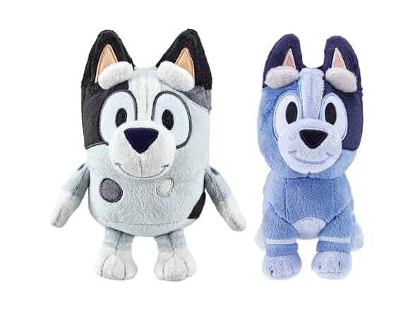 Bluey Muffin & Socks Stuffed Animals