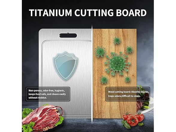 jiwasio Titanium cutting board