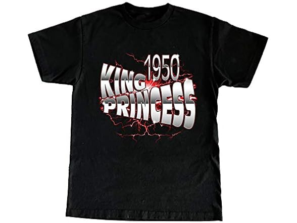 King Princess 1950 Tee (M) Black