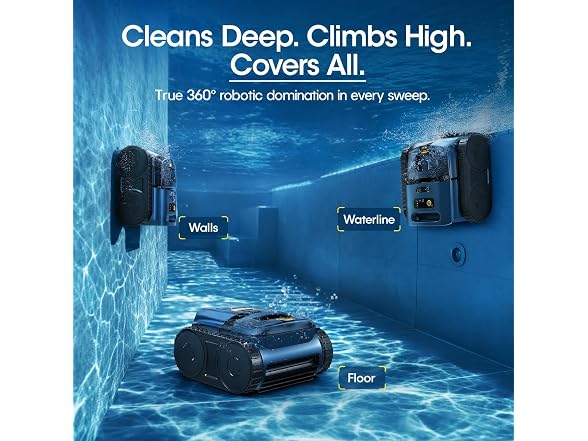 XIVORA W0795 Cordless Robotic Pool Cleaner3