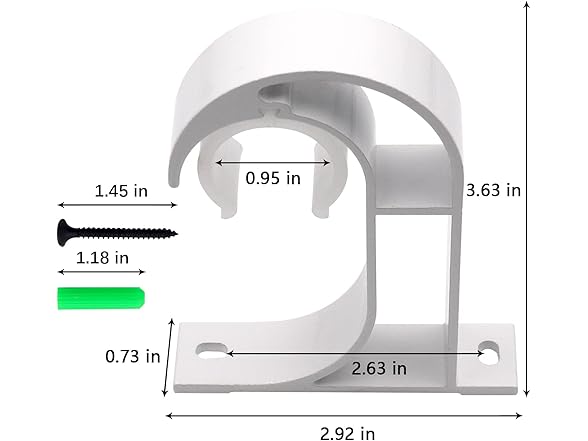 Aluminum Alloy Curtain Rod Bracket