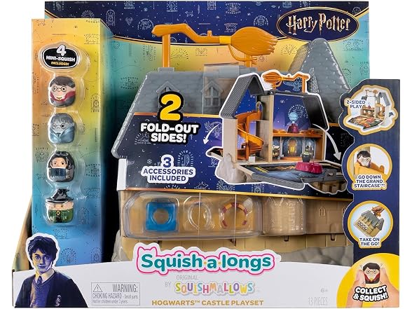 Squish-a-longs “Harry Potter” Hogwarts Castle Playset