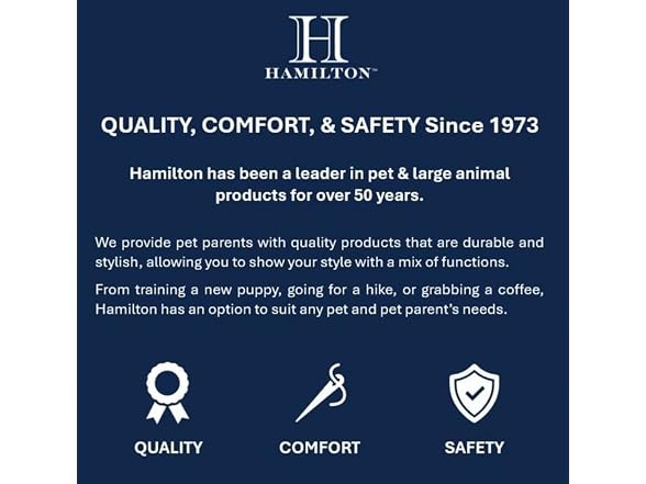 Hamilton Adjustable Comfort Nylon Dog