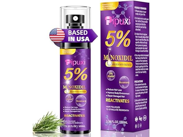 Pipuxi 5% Minoxidil Hair Growth Products
