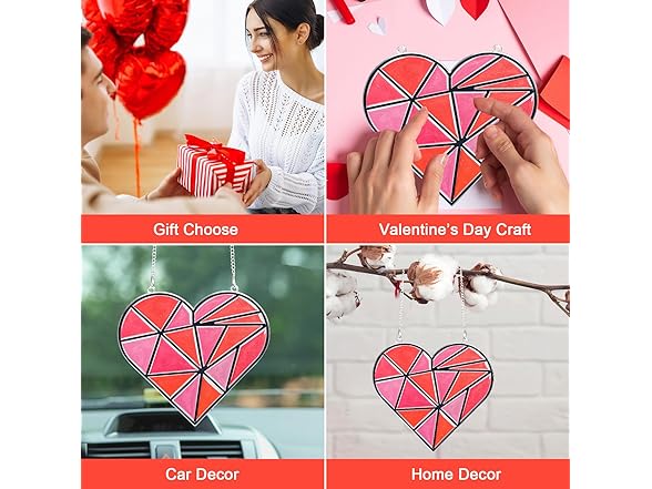 Valentine's Day Suncatcher Craft Kit