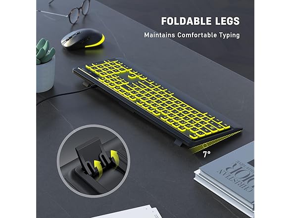 Luzarriba Wired Backlit Keyboard for Mac