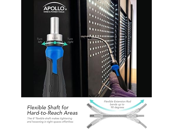 Apollo Apollo Tools 54-Piece Screwdriver & Nut