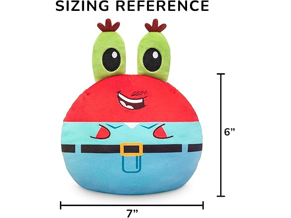 Mr. Krabs & Krabby Patty Reversible Plushie