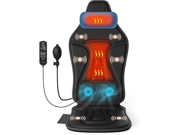 comrelax Heat & Cool Chair Massager Pad