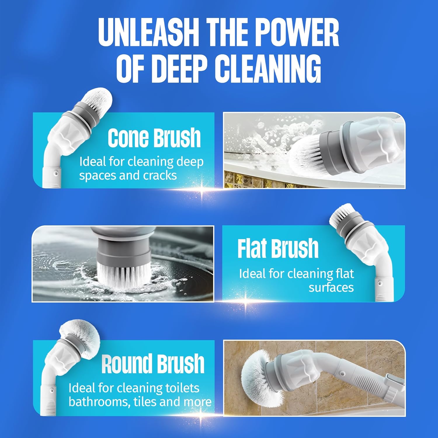 1 or 2-PK Electric Spin Scrubber - Gallery 11