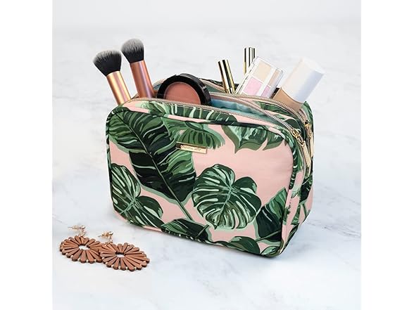 Conair Makeup Bag Pink Palm