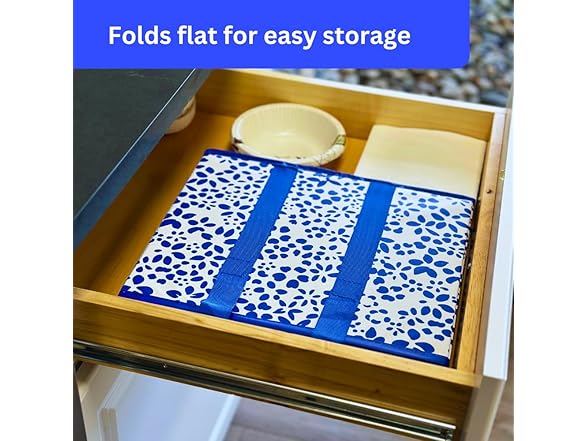 DURASACK 6PK Small Collapsible Tote - Floral