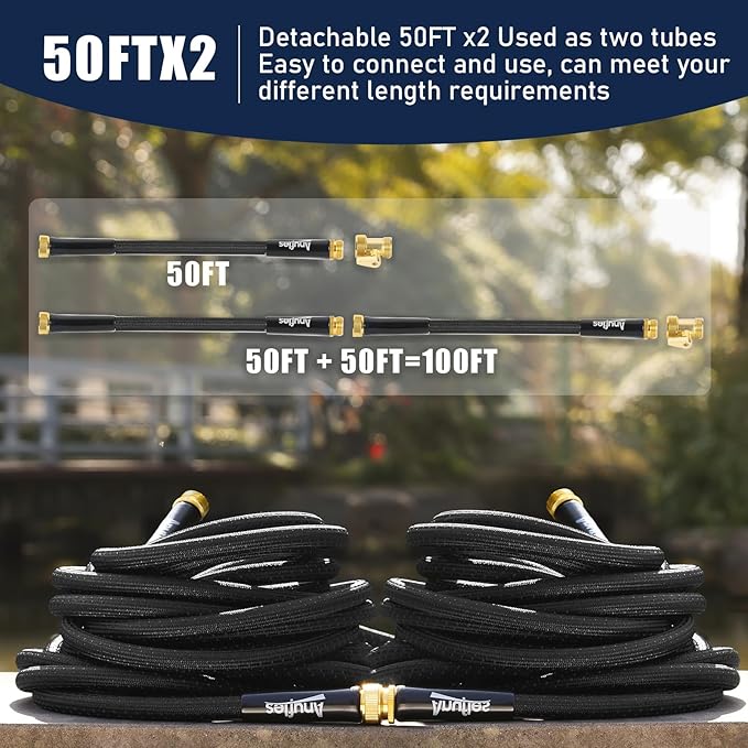 Flexible Garden Hose with Metal Fittings - Gallery 14