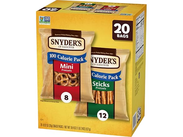 Snyder's of Hanover Pretzels Variety 20ct