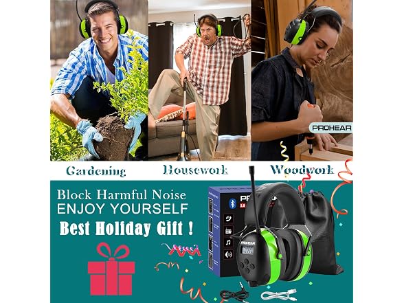 PROHEAR W2418 bluetooth radio headphones2