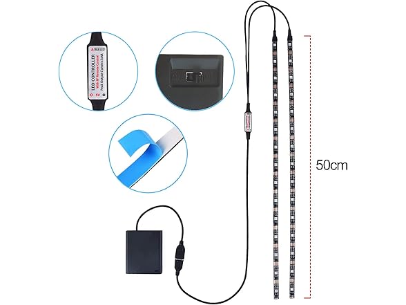 Waterproof Color Changing Scooter Light