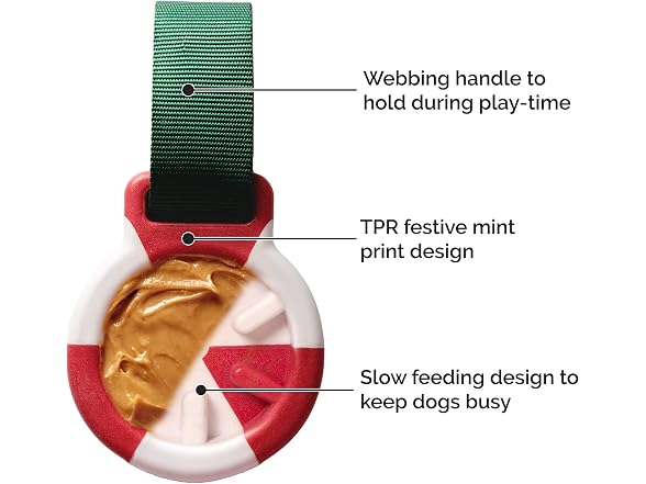 Furhaven Slow Feeder Fillable Dog Toy