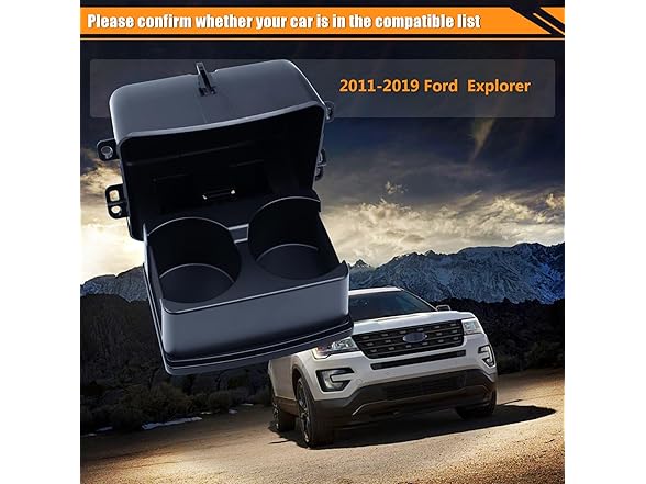 Z-YALY-Z Console Cup Holder Explorer