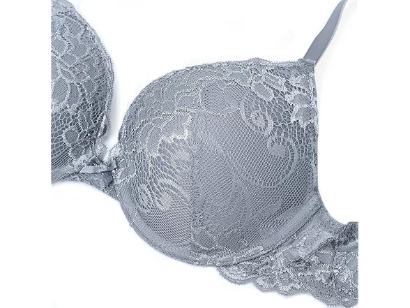 Wingslove Women (34A) Push Up Lace Bra Comfort Bra