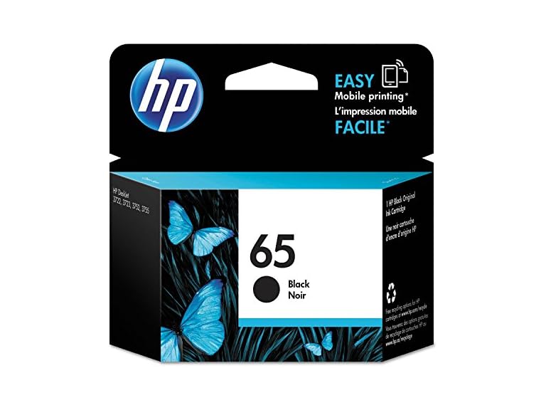 Original HP 65 Black Ink Cartridge