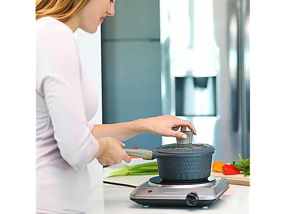 OVENTE Countertop Infrared Single Burner, 1000W