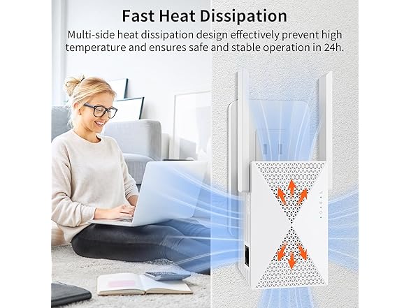 JoyLantern WiFi Extender White
