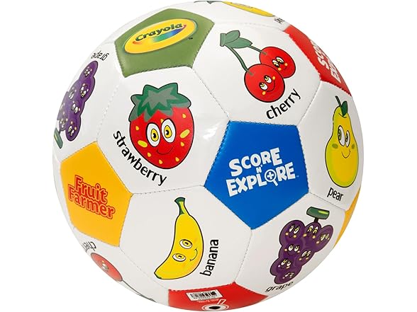 Crayola Official Soccer Ball Fruits Size 5