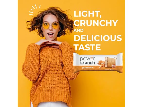 Power Crunch Salted Caramel Bars 12ct
