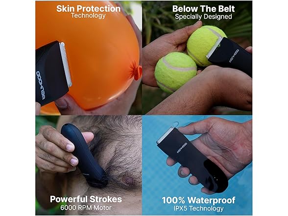 MENHOOD Balls Trimmer for Men Grooming  