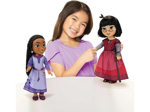 Disney's Wish Asha & Dahlia Dolls Best Friends Pack