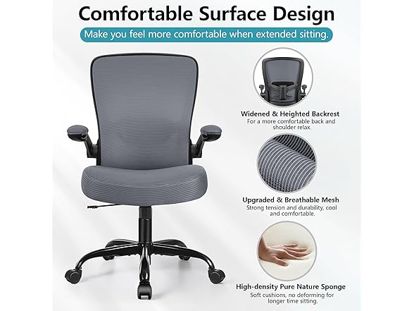 FelixKing Office Chair, Ergonomic Desk Chair Breathable Mesh(Open Box)