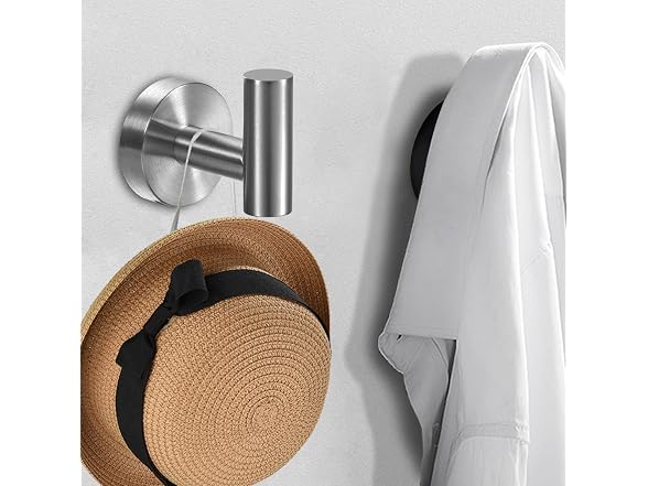 YSSILADI Silver Shower Hook for Bathroom,