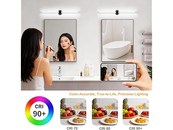 30" Rotatable LED Bathroom Light